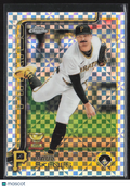 2025 Topps Chrome Paul Skenes #300 Refractor (Checkerboard/Prism Finish)