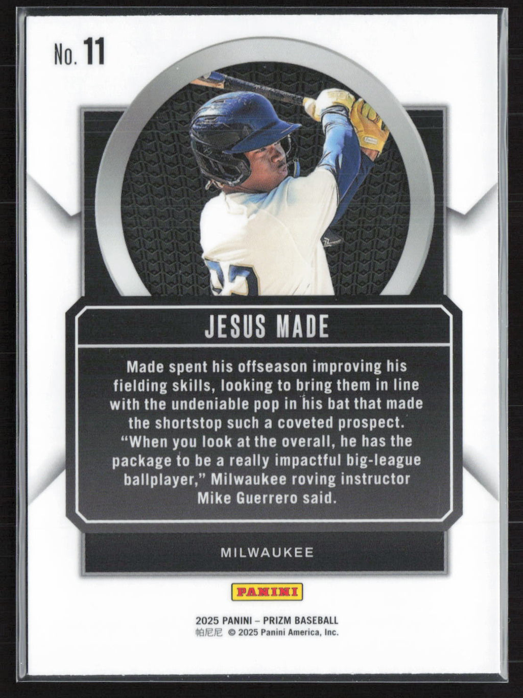 2025 Panini Prizm Talisman Jesus Made #11