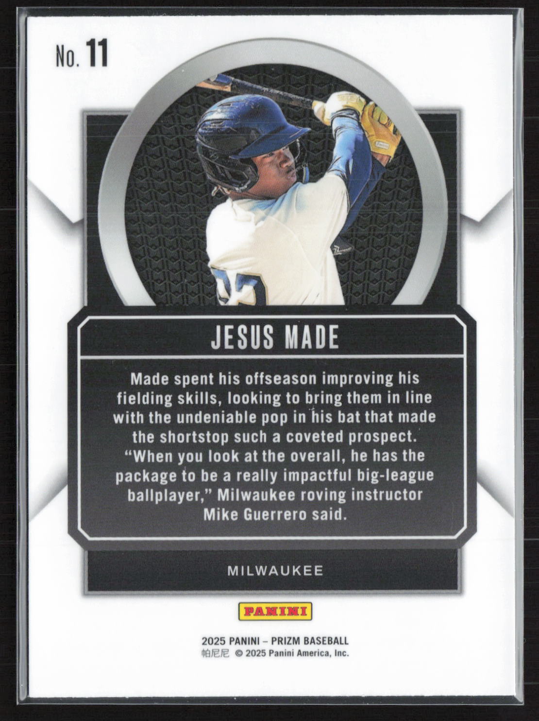 2025 Panini Prizm Talisman Jesus Made #11