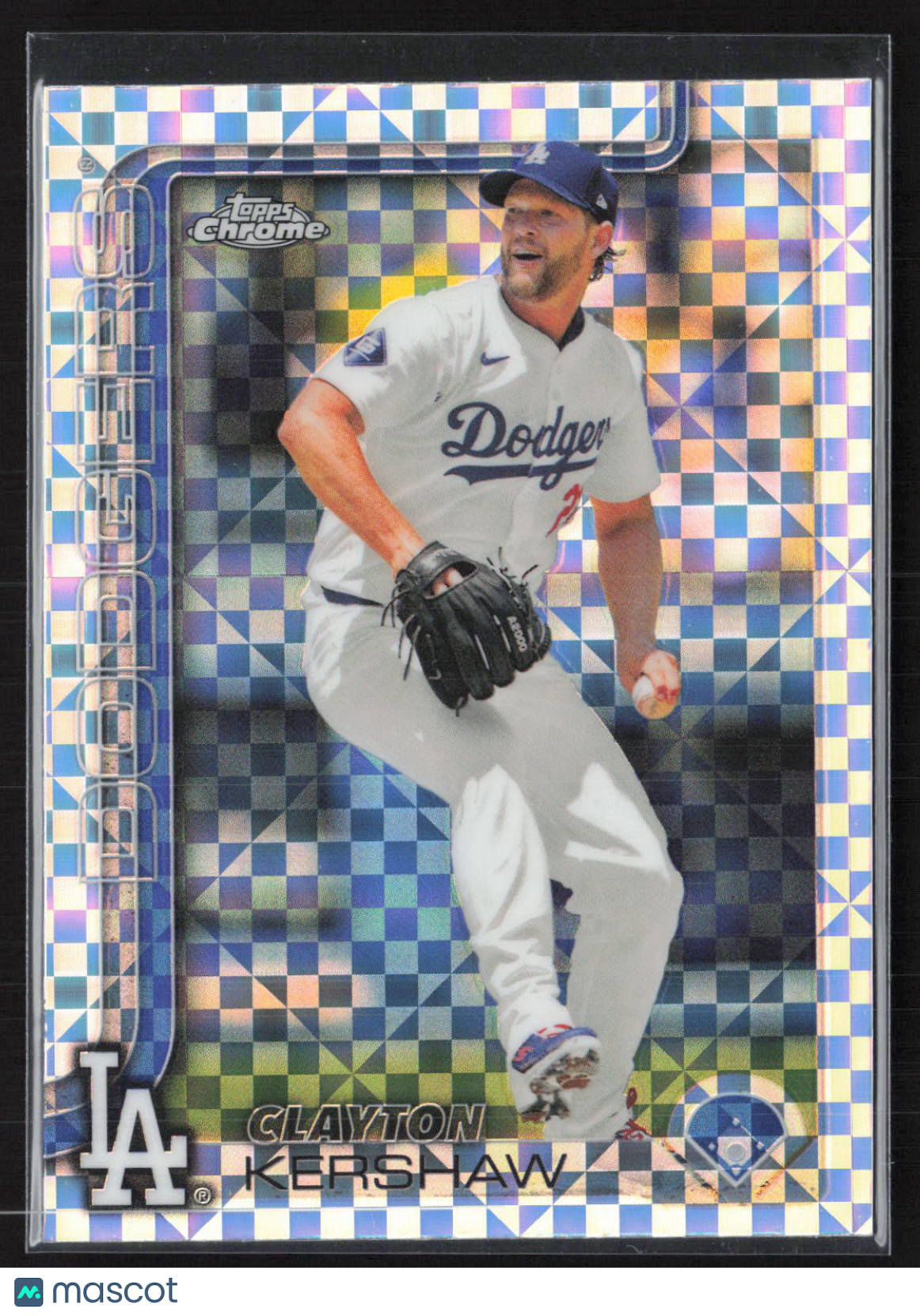 2025 Topps Chrome Clayton Kershaw #88 X-Fractor