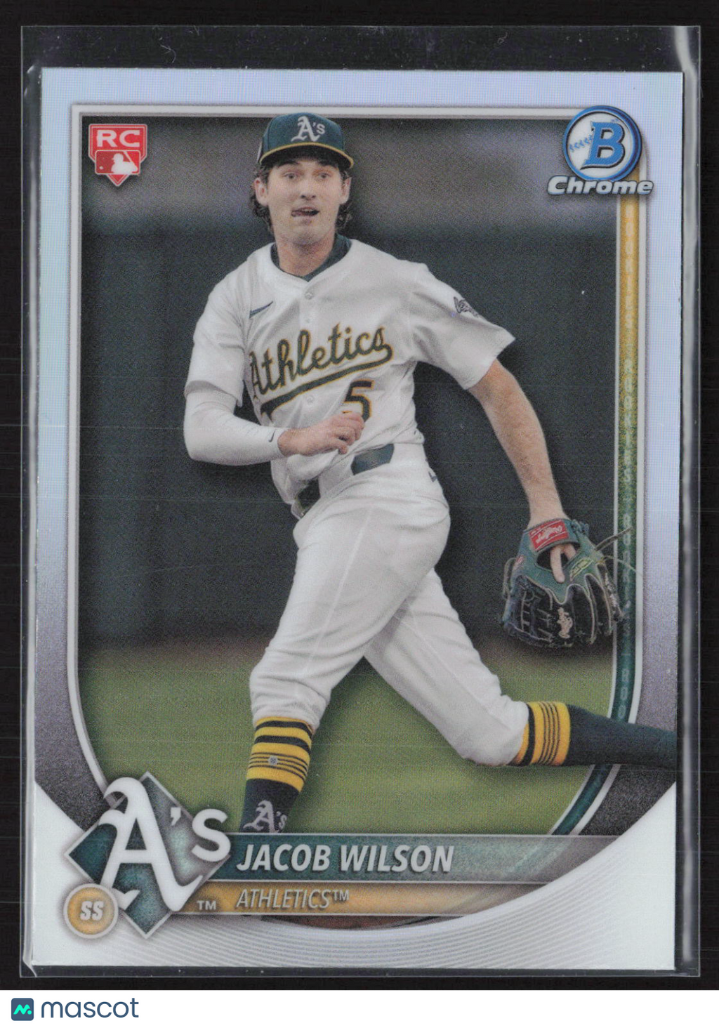 2025 Bowman Chrome Jacob Wilson #9 Red Rookie RC
