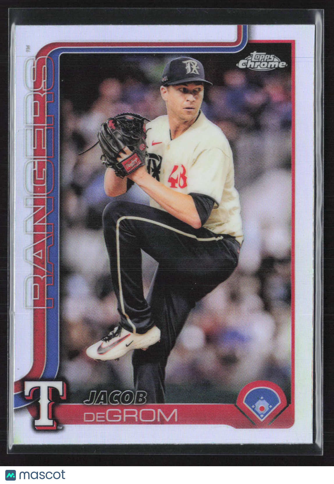 2025 Topps Chrome Jacob deGrom #214 Refractor