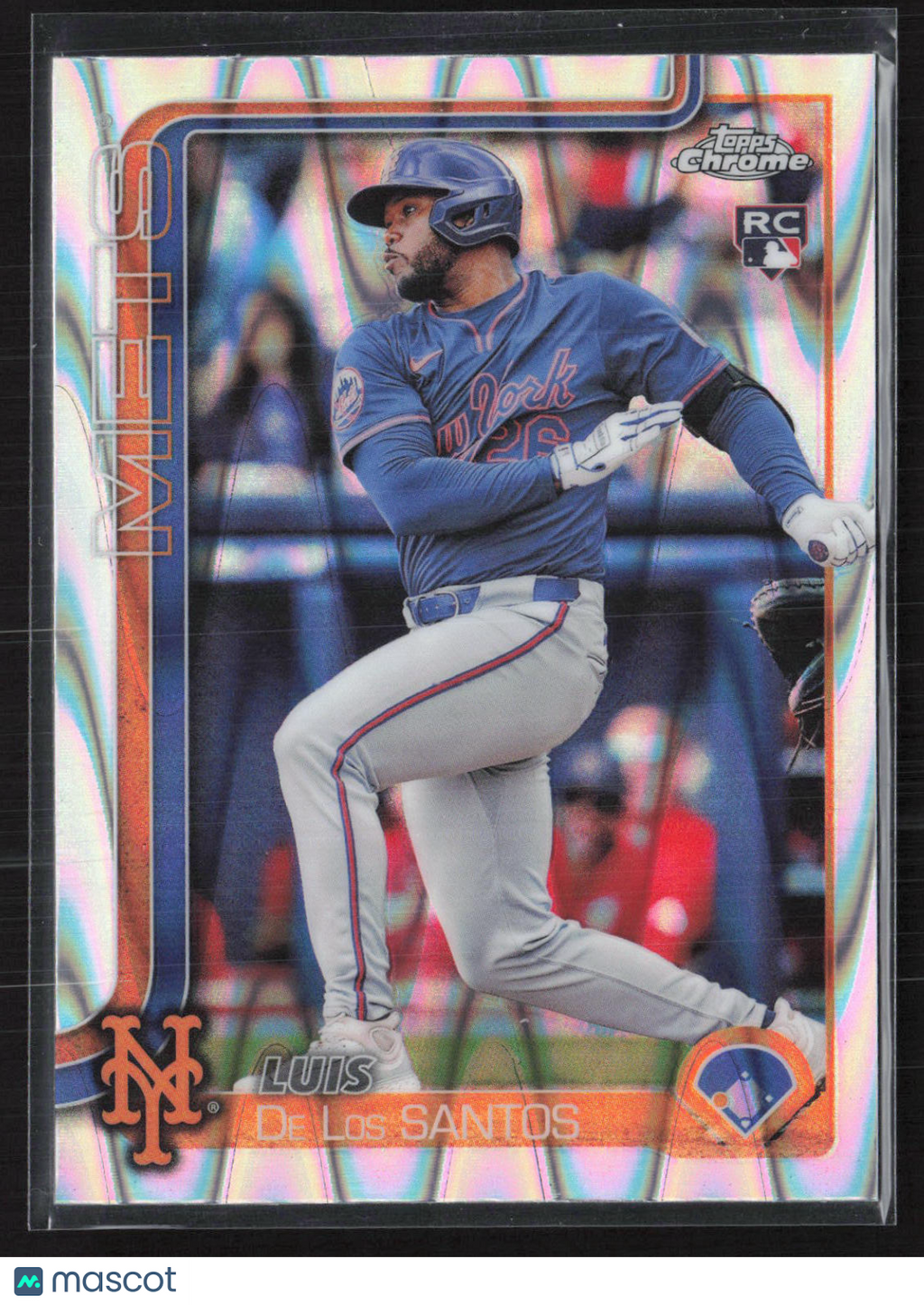 2025 Topps Chrome Luis De Los Santos #74 Raywave RC