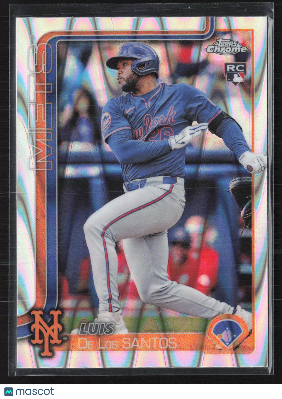 2025 Topps Chrome Luis De Los Santos #74 Raywave RC