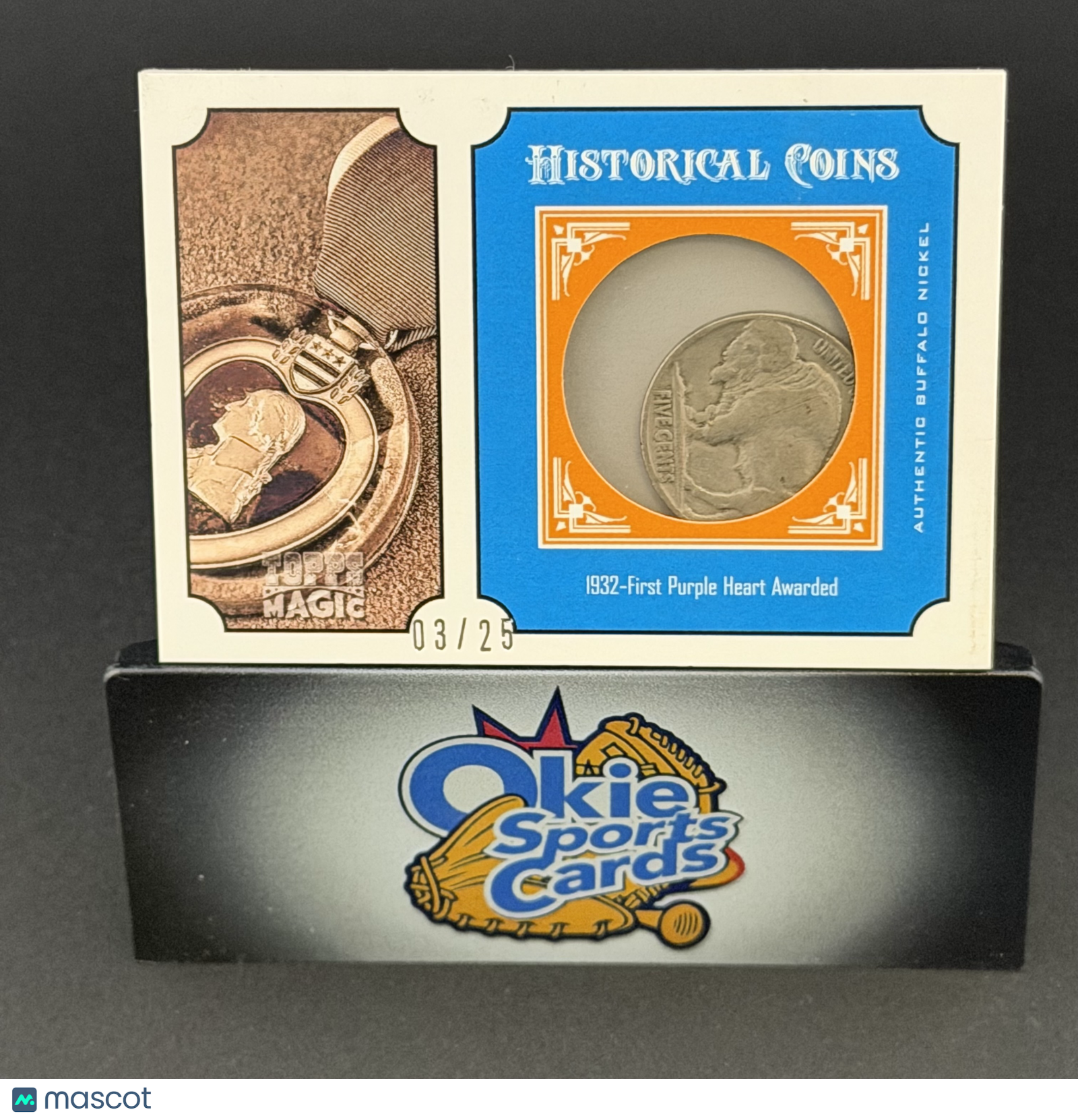 2012 Topps Magic #HC-PH /25 Historical Coin Buffalo Nickel