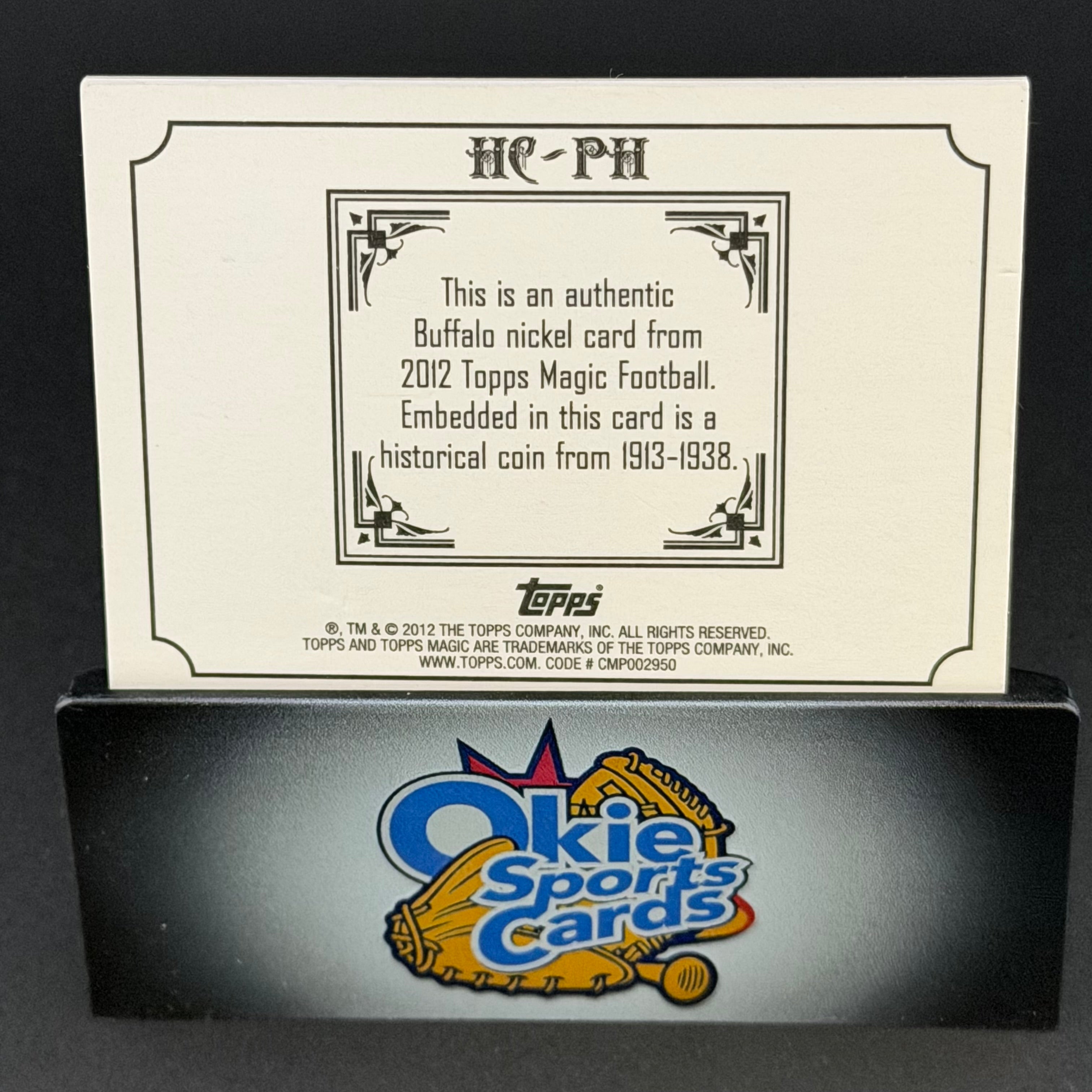 2012 Topps Magic #HC-PH /25 Historical Coin Buffalo Nickel