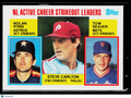 1984 Topps Steve Carlton Nolan Ryan Tom Seaver #707