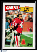 1987 Topps Ronnie Lott #123