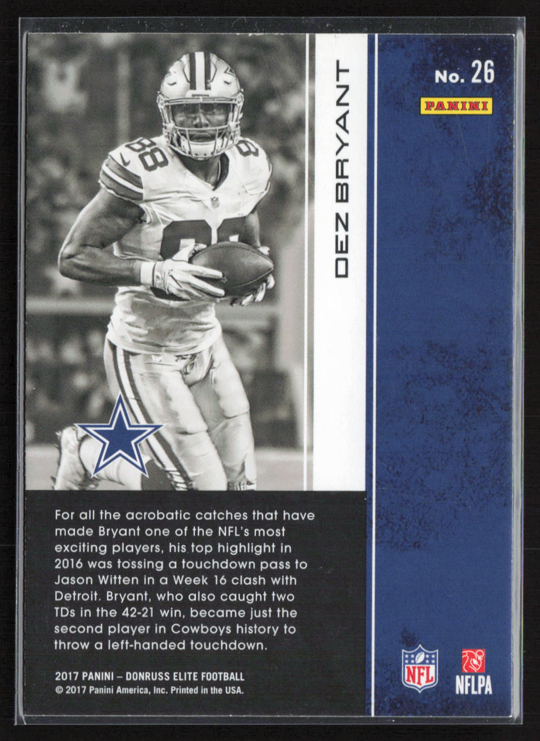 2017 Panini Donruss Elite Dez Bryant #26