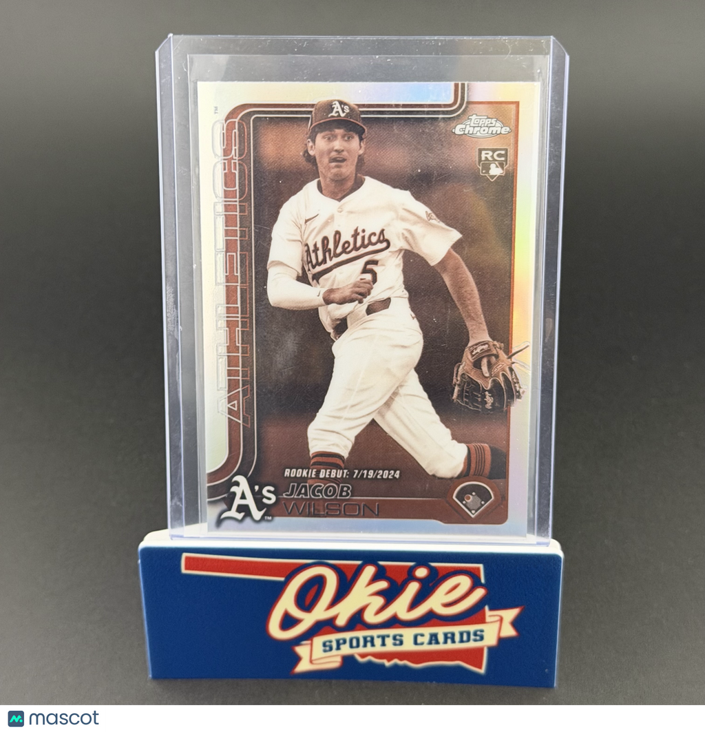 2025 Topps Chrome Update Jacob Wilson #USC150 Sephia RC