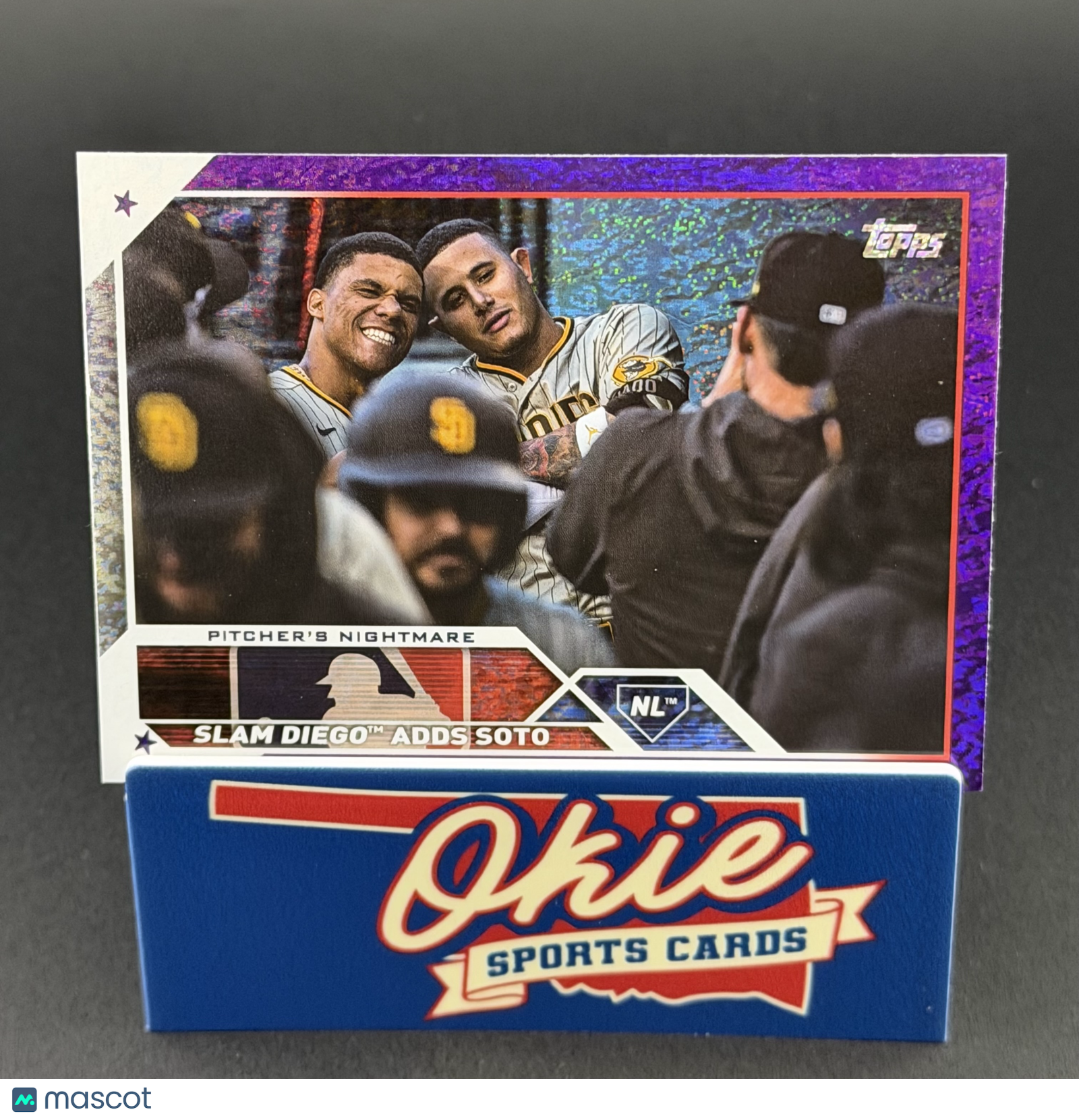 2023 Topps Series 2 Juan Soto Manny Machado #405 Purple Foil /799