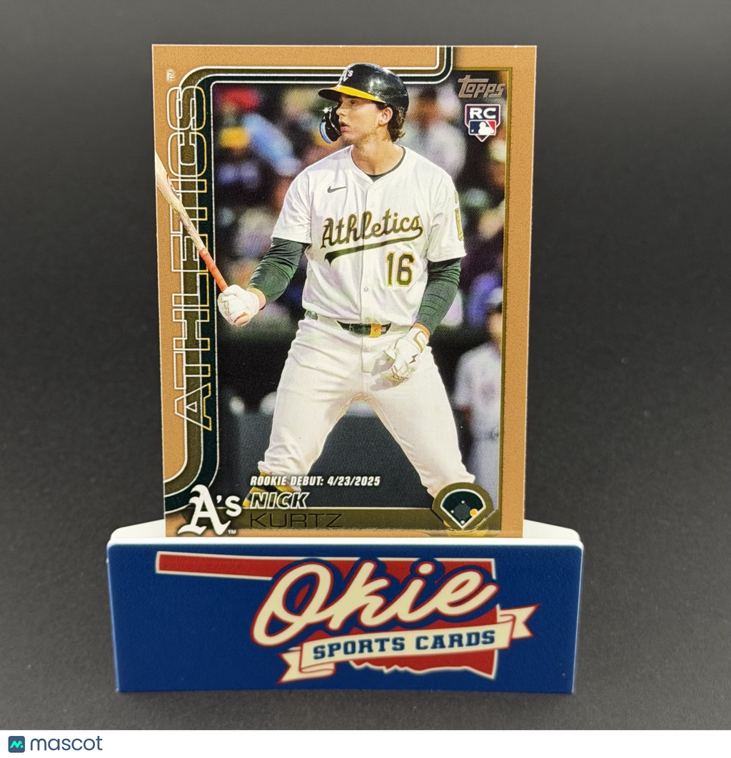 2025 Topps Update Series Nick Kurtz #US197 Gold /2025 RC