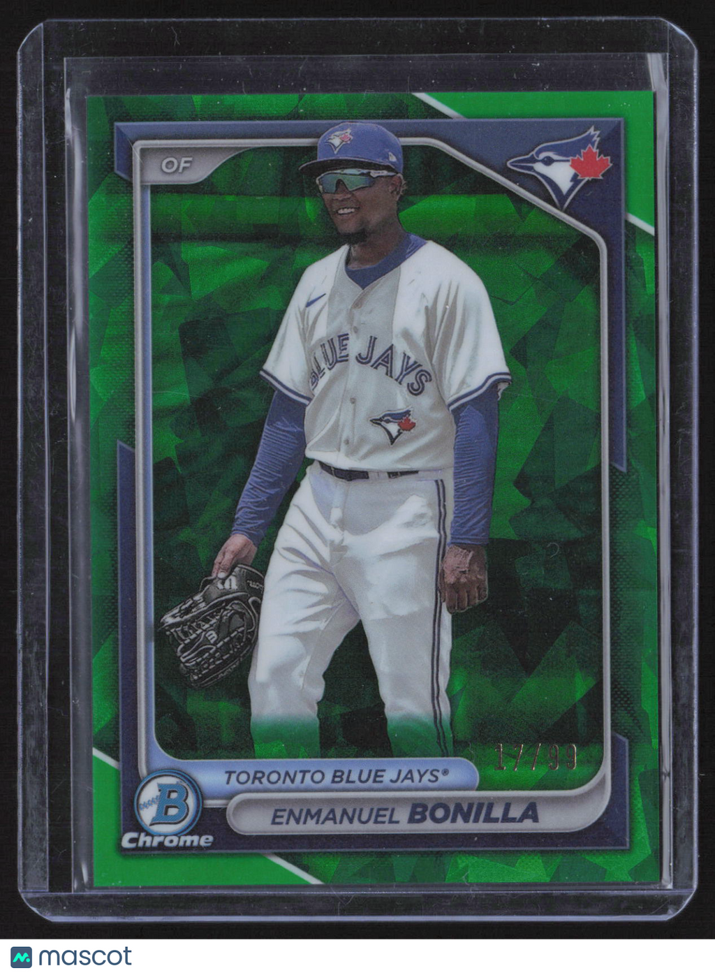 2024 Bowman Chrome Enmanuel Bonilla #BCP-53 Green Sapphire /99
