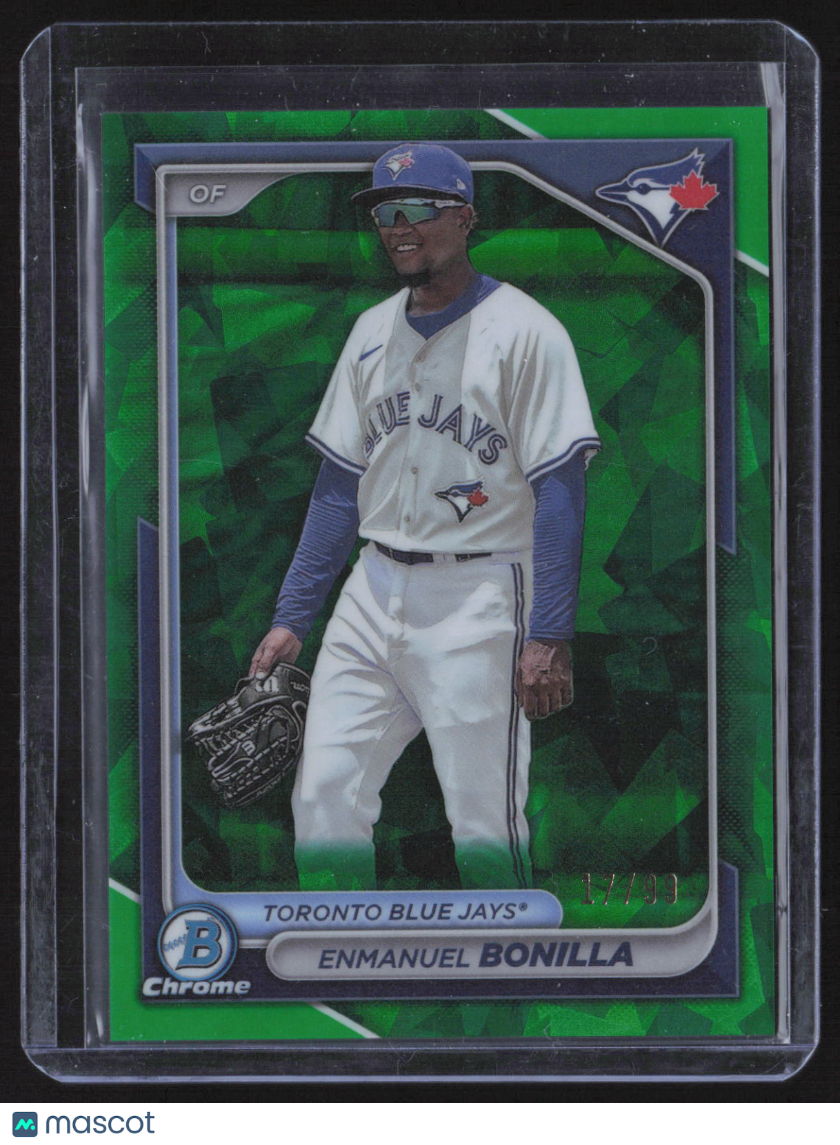 2024 Bowman Chrome Enmanuel Bonilla #BCP-53 Green Sapphire /99