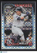 2024 Topps Chrome Austin Wells #281 X-Fractor RC