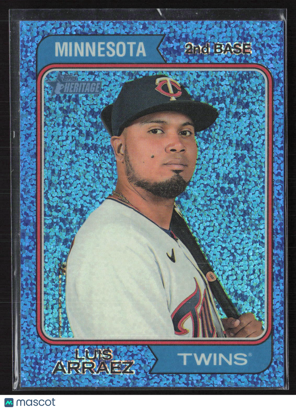 2023 Topps Heritage Luis Arraez #359 Blue Sparkle