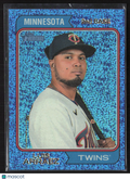 2023 Topps Heritage Luis Arraez #359 Blue Sparkle