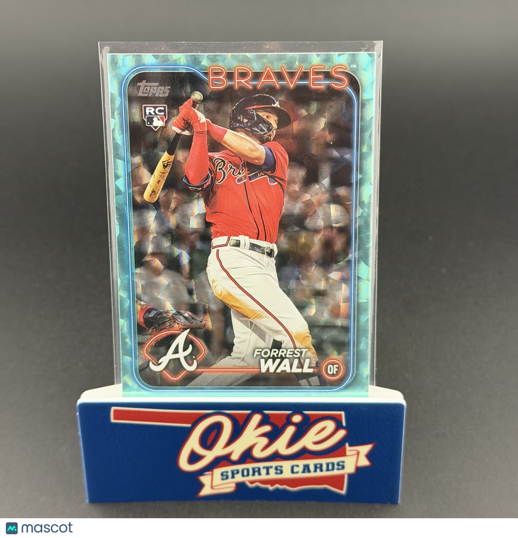 2024 Topps Series 2 Forrest Wall #391 Aqua Foil RC