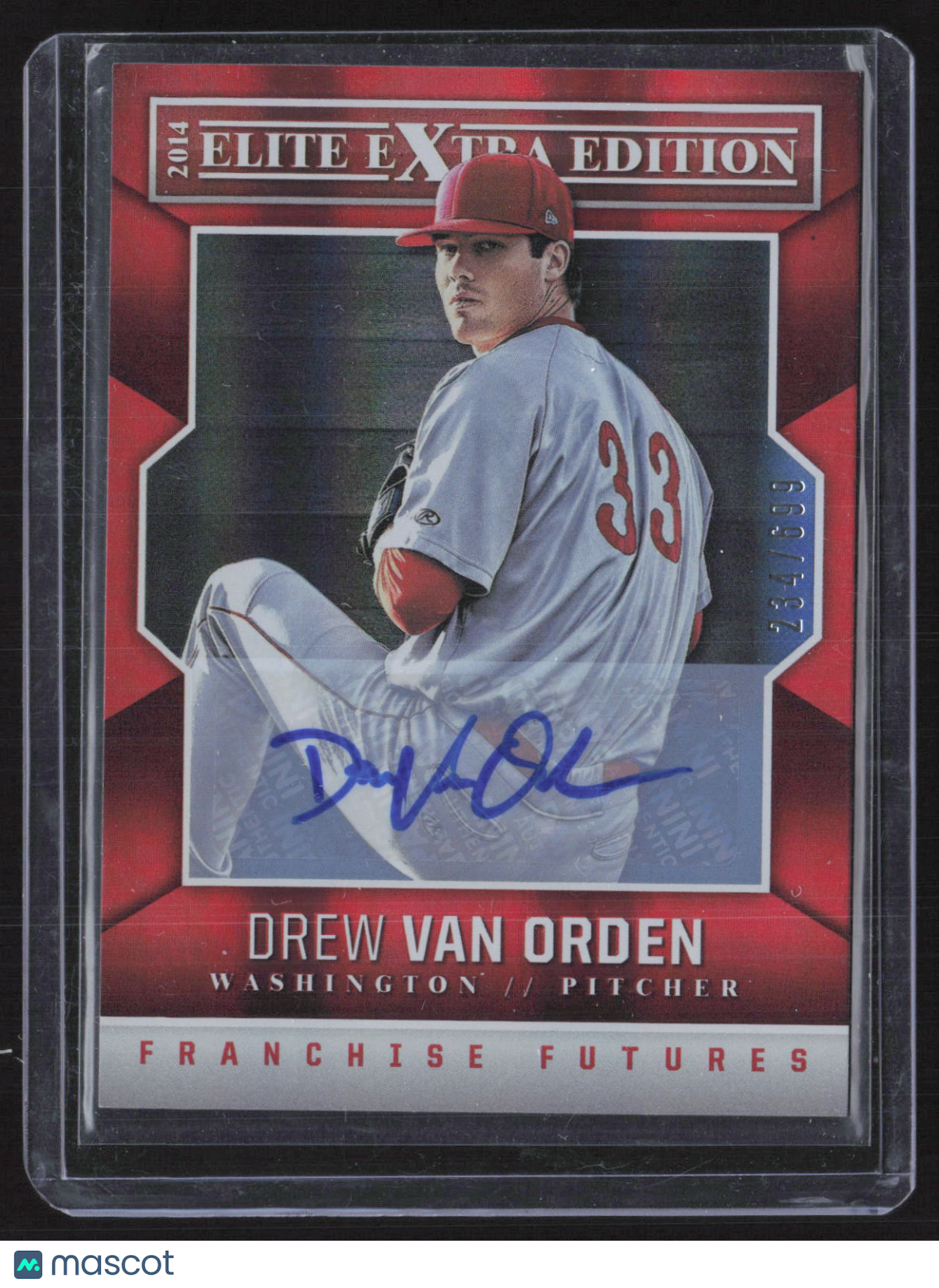 2014 Panini Elite Extra Edition Drew Van Orden #32 Franchise Futures /699
