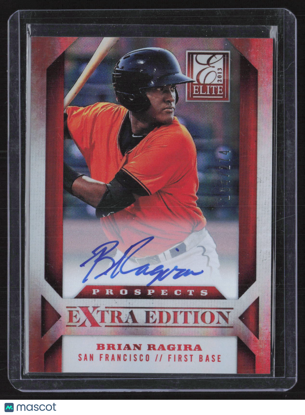 2014 Panini Elite Extra Edition Brian Ragira #160 /274