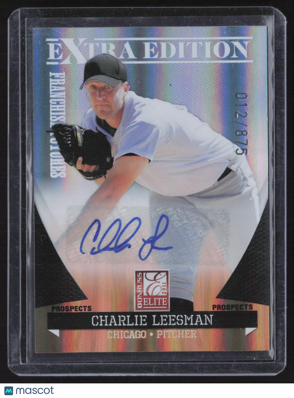 2011 Donruss Elite Extra Edition Charlie Leesman #167 Aspirations /875