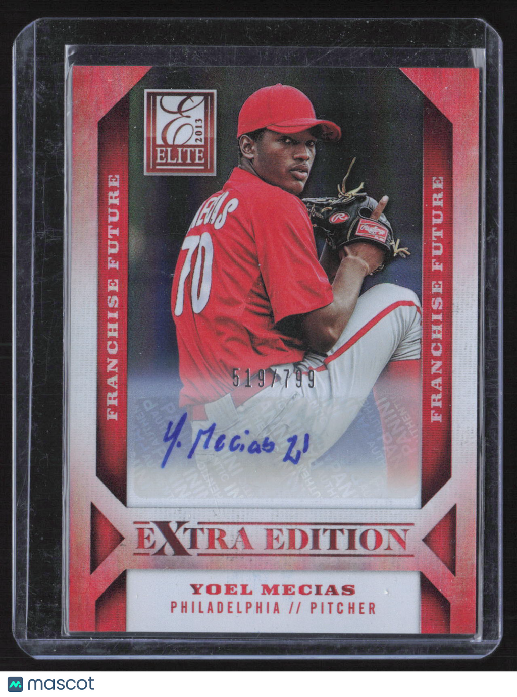 2014 Panini Elite Extra Edition Yoel Mecias #77 /799