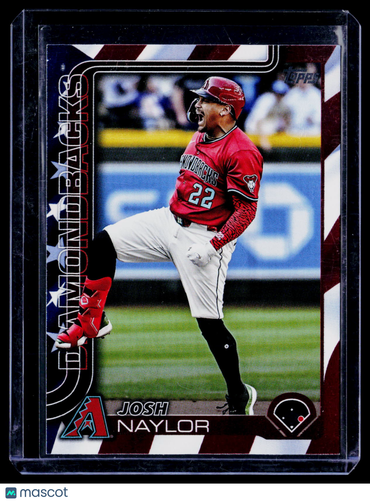 2025 Topps Update Series Josh Naylor #US110 Independence Day /76