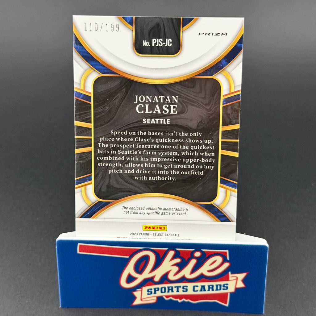 2023 Panini Select Prizm Jonatan Clase #PJS-JC /199 RC Memorabilia