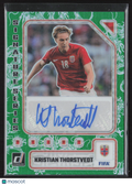 2023 Panini Donruss Soccer Prizm Signature Kristian Thorstvedt #SS-KT Green /25