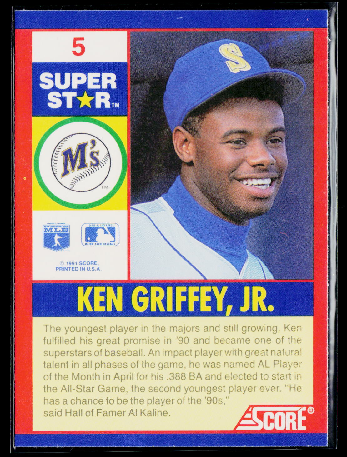 1991 Score Ken Griffey Jr. #5