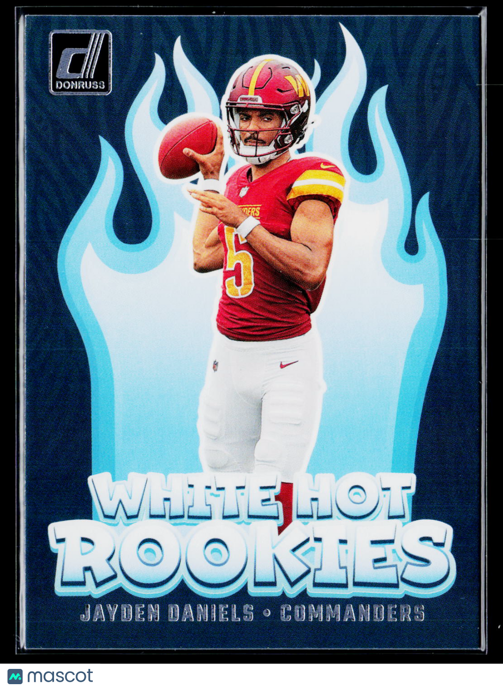2024 Panini Donruss White Hot Rookies Jayden Daniels #WH8