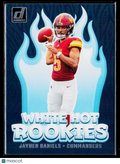 2024 Panini Donruss White Hot Rookies Jayden Daniels #WH8