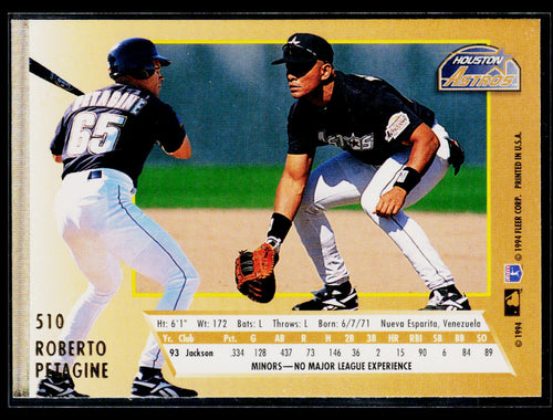 1994 Fleer Ultra Roberto Petagine #510