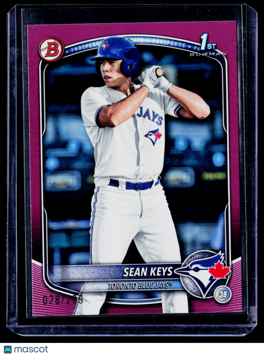 2025 Bowman Sean Keys #BP-89 Purple /209 1st Bowman