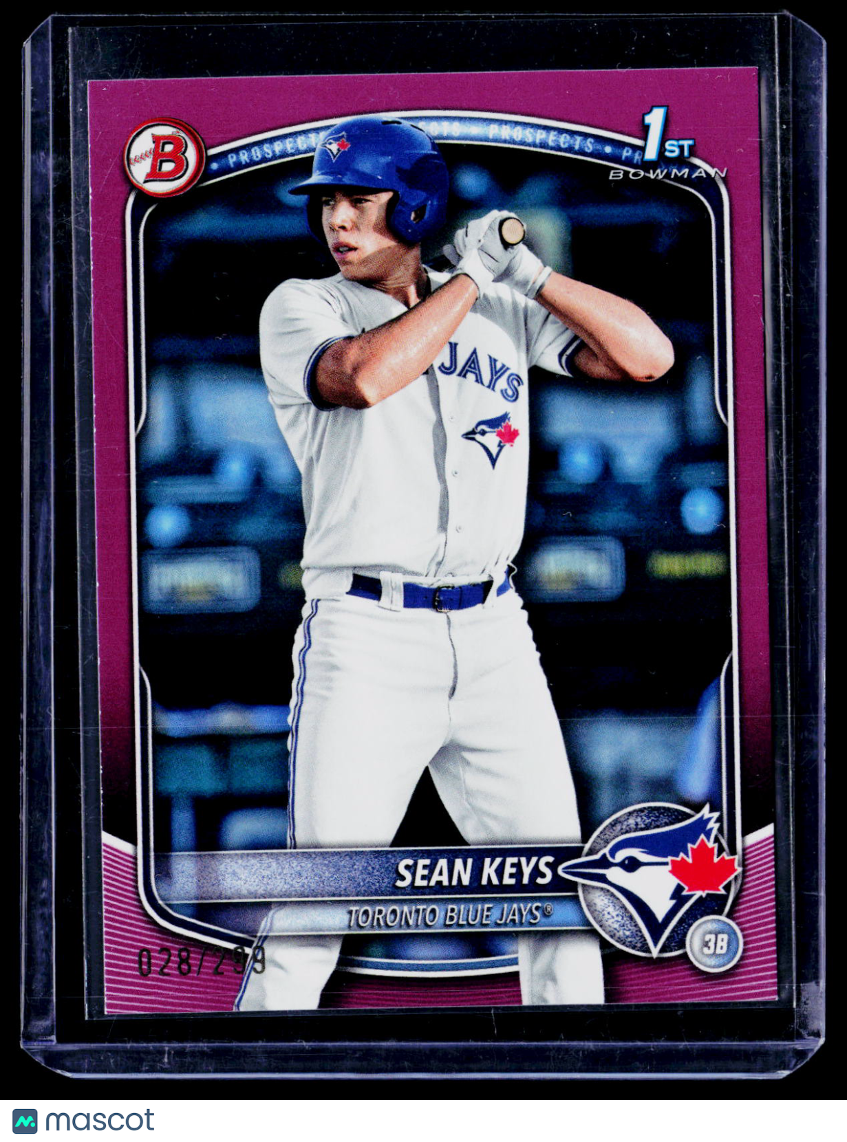 2025 Bowman Sean Keys #BP-89 Purple /209 1st Bowman