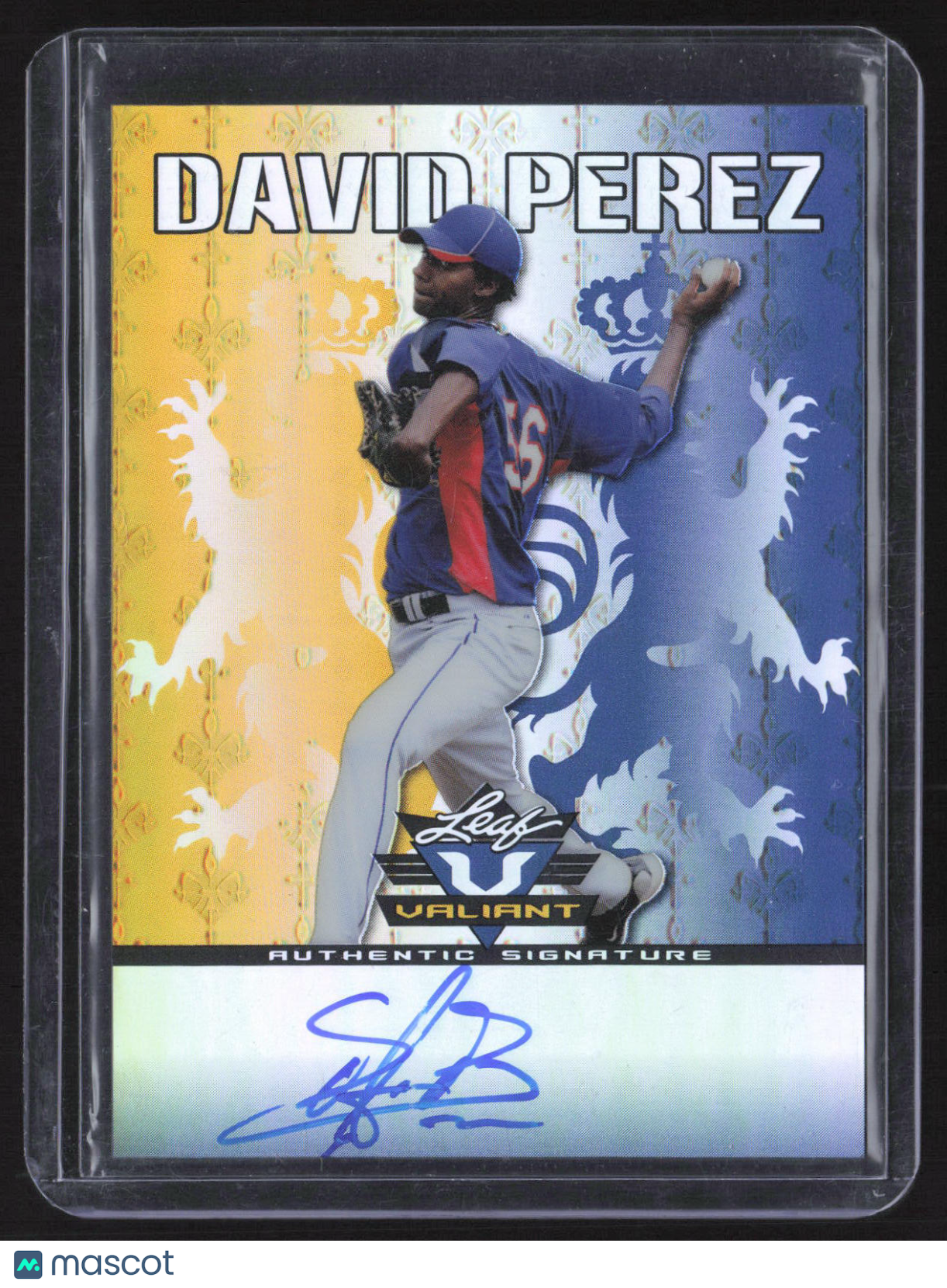 2011 Leaf Valiant David Perez #VA-DP1 /99 Authentic Signature