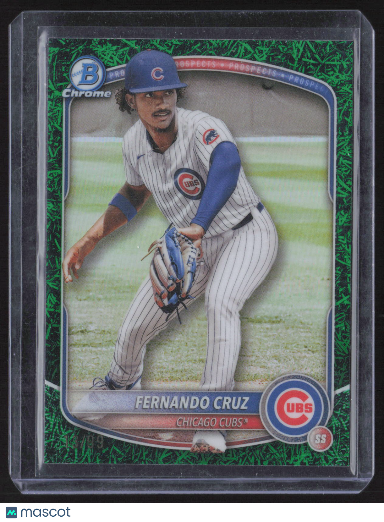 2025 Bowman Chrome Fernando Cruz #BCP-110 Green Grass