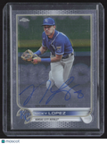 2022 Topps Chrome Nicky Lopez #CVA-NL Topps Certified Autograph Issue