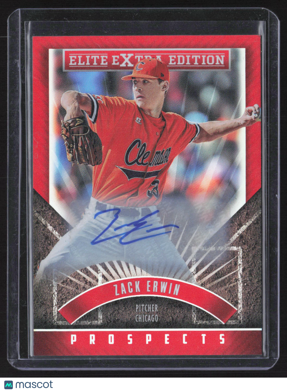 2015 Panini Elite Extra Edition Zack Erwin #113 Red