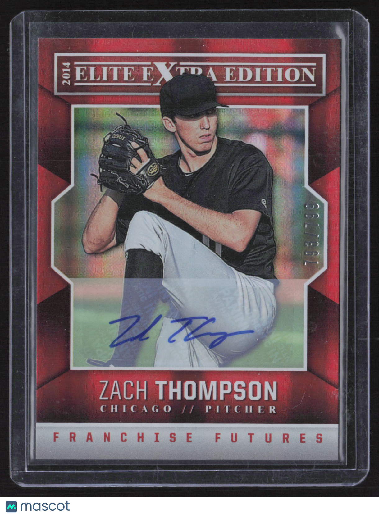 2014 Panini Elite Extra Edition Zach Thompson #25 /799 Autograph