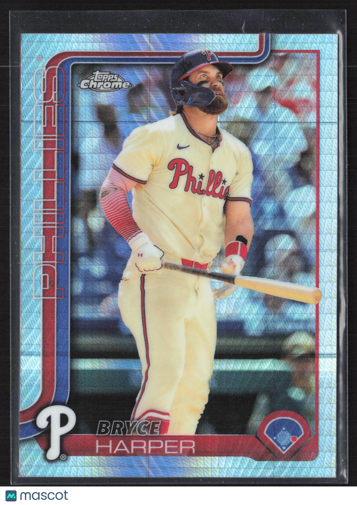 2025 Topps Chrome Bryce Harper #150 Prism Refractor