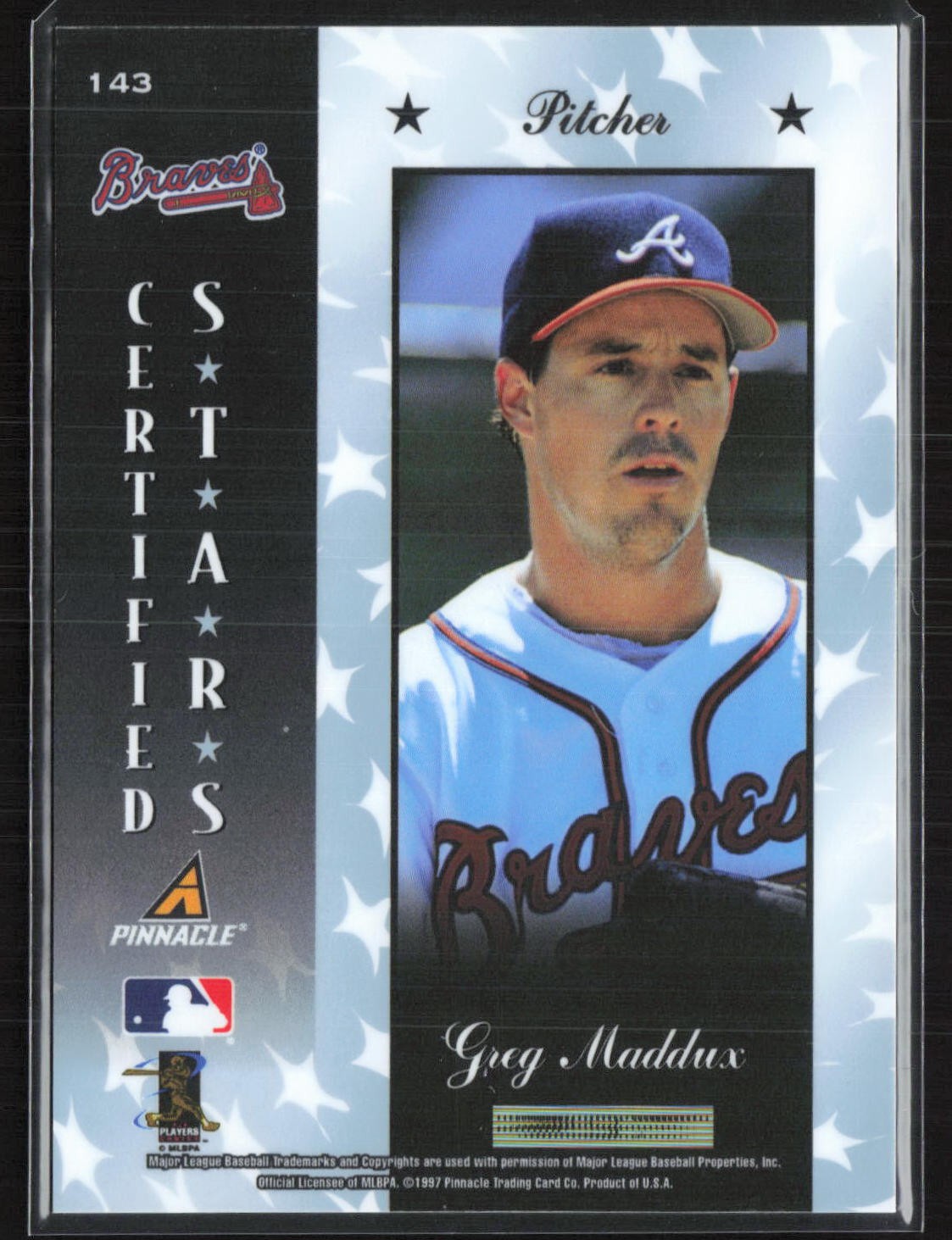 1997 Pinnacle Certified #143 Greg Maddux