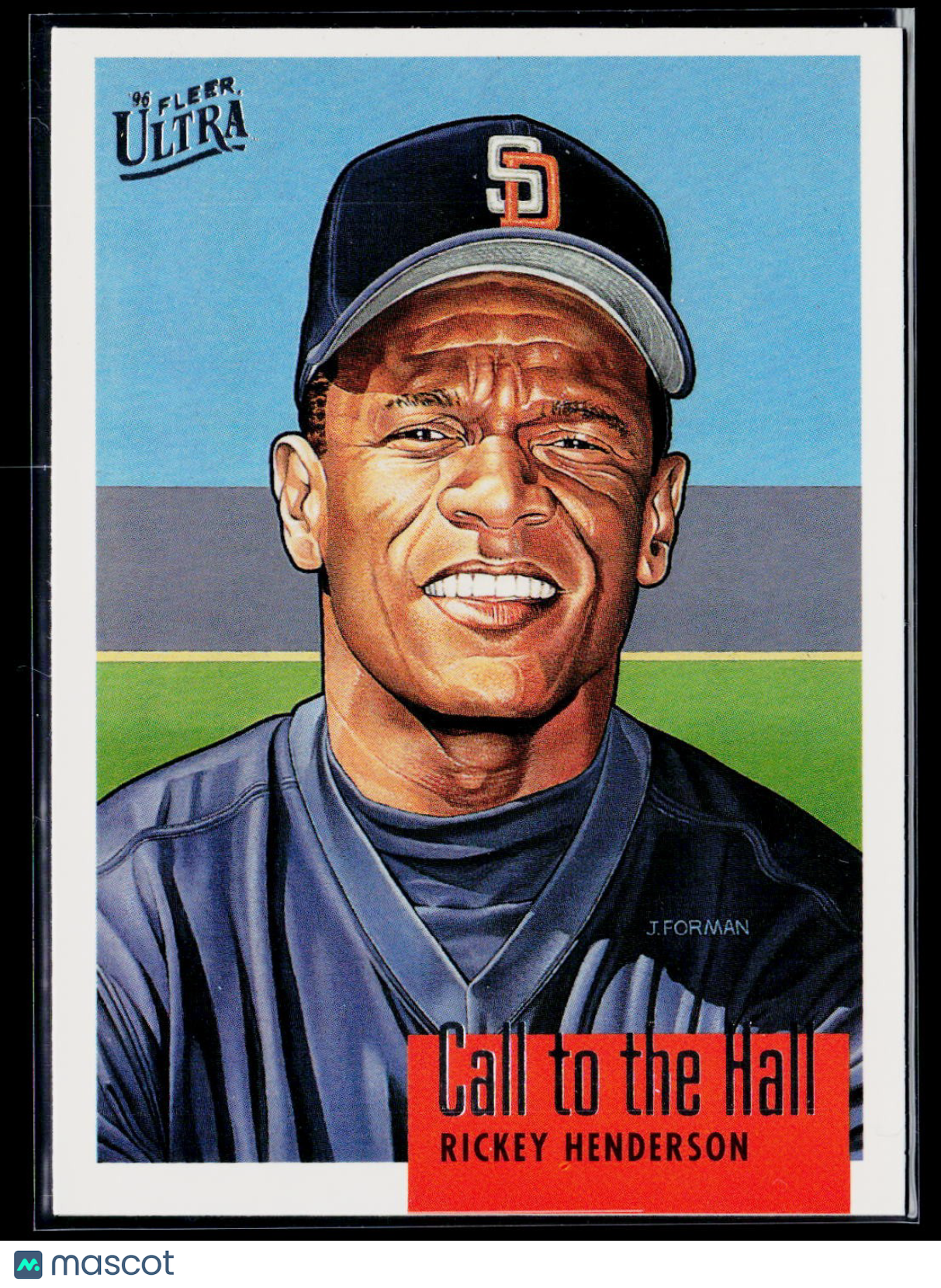 1996 Ultra #4 Rickey Henderson Call to the Hall