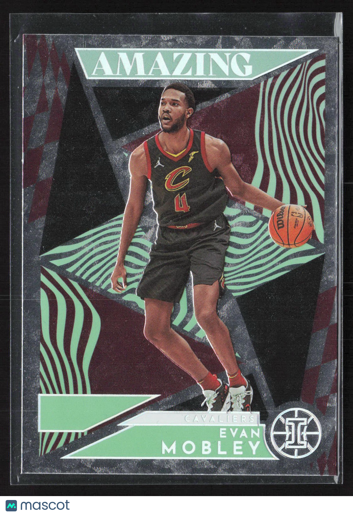 2021-22 Panini Illusions #3 Evan Mobley Amazing Emerald