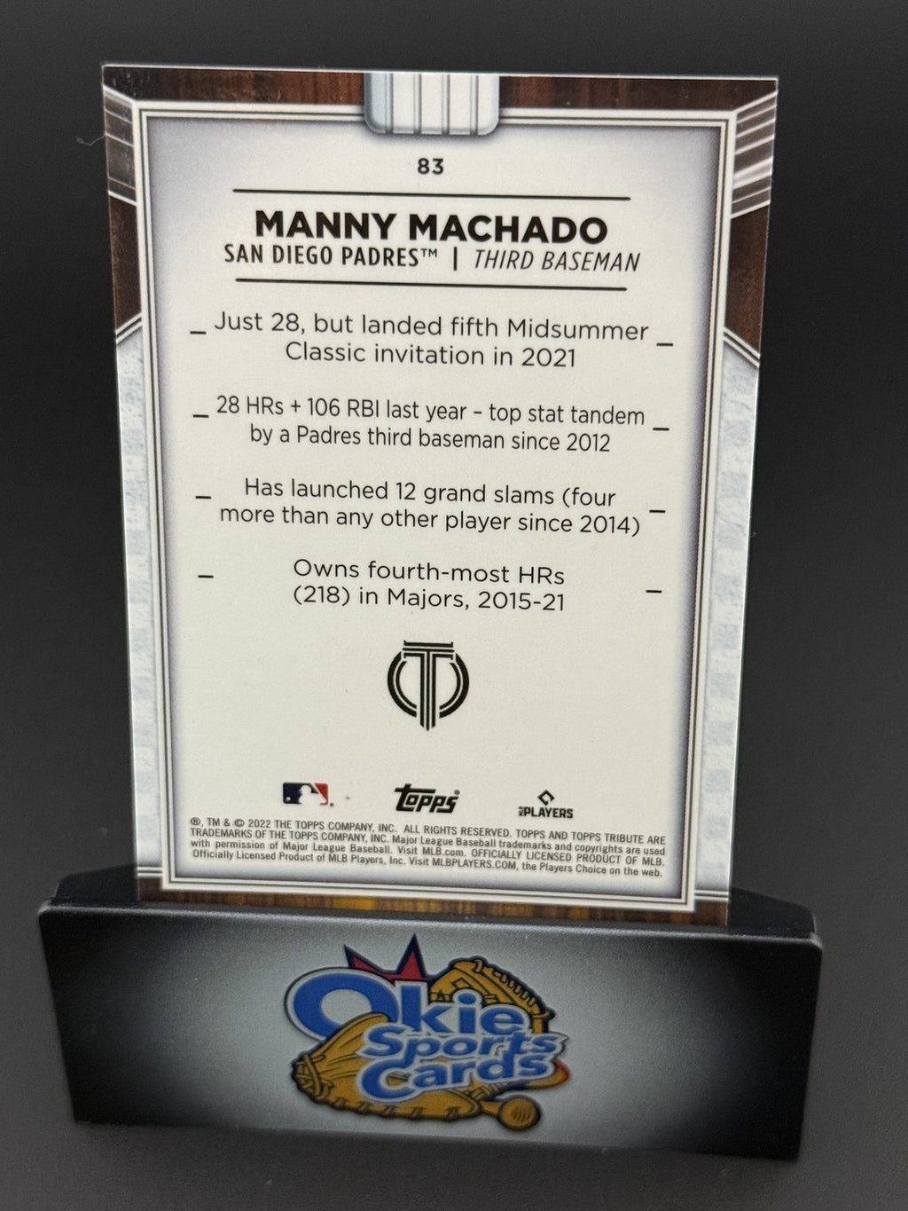 2022 Topps Tribute #83 Manny Machado