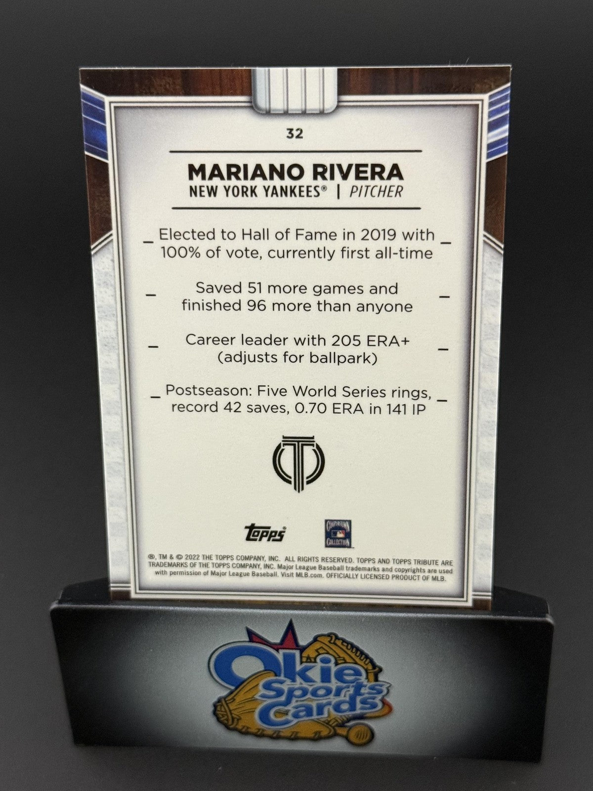 2022 Topps Tribute #32 Mariano Rivera