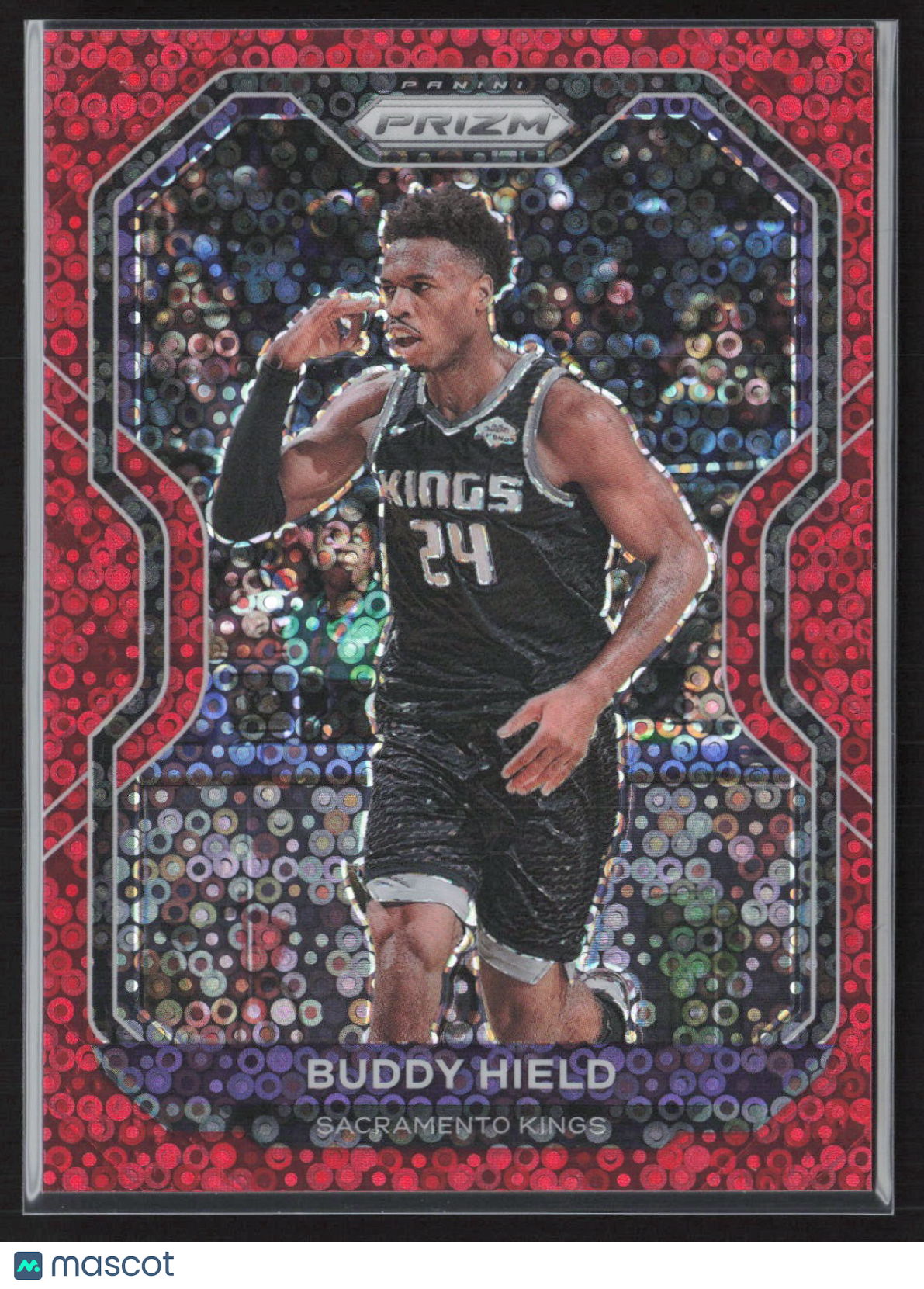 2020-2021 Prizm Buddy Hield #36 Red Foil /125