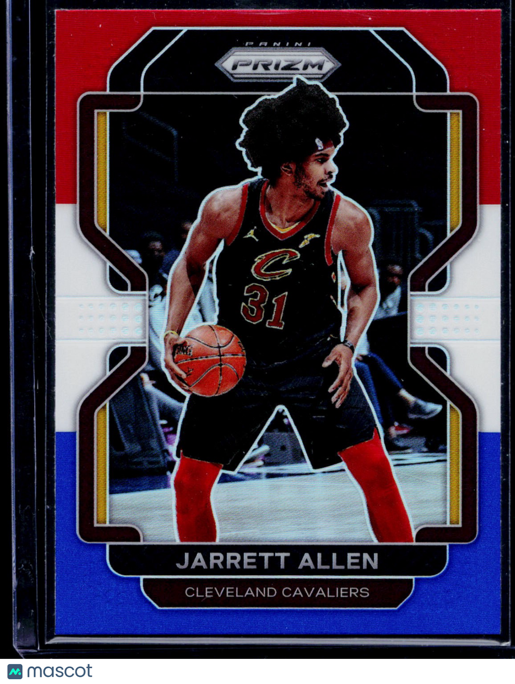 2021-22 Panini Prizm #209 Jarrett Allen Red White and Blue Prizm