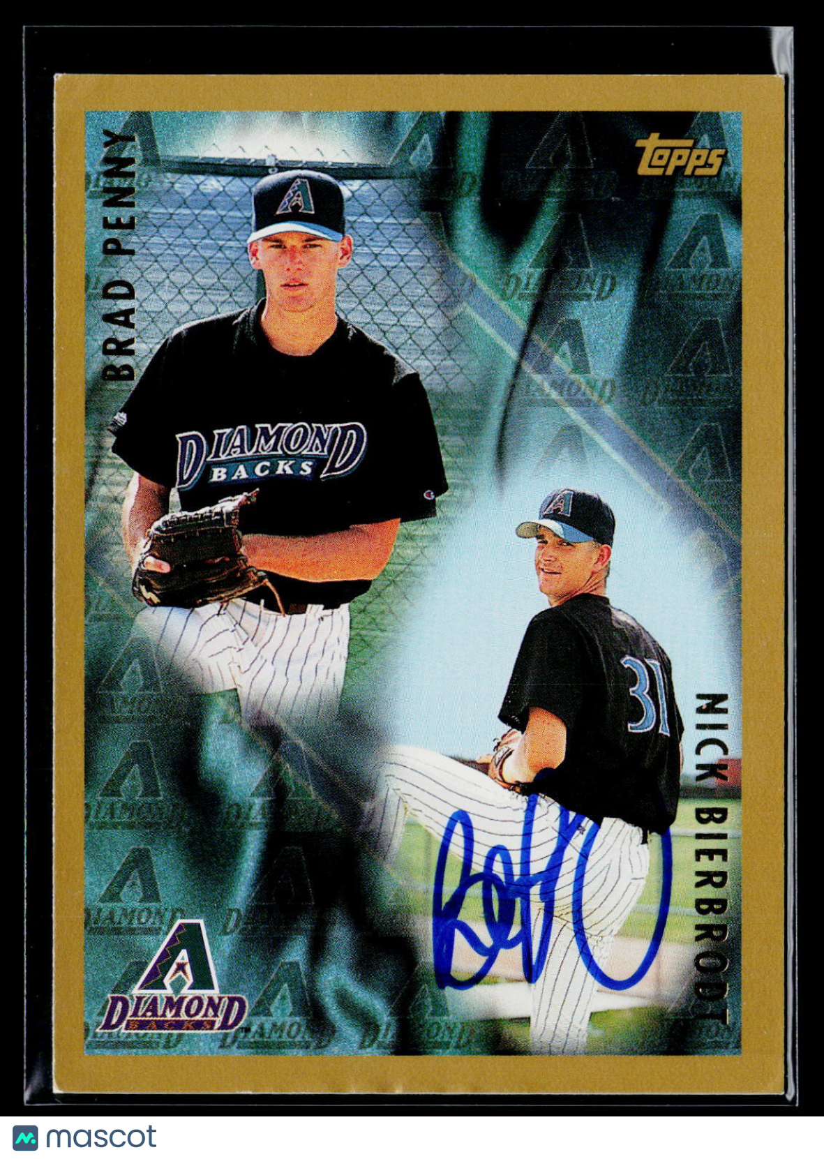 1998 Topps #499 Brad Penny / Nick Bierbrodt Inaugural Devil Rays Auto
