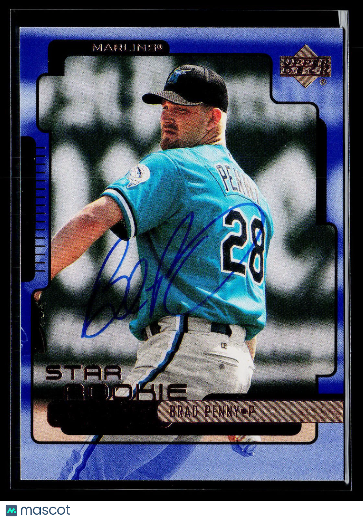 2000 Upper Deck Star Rookie Brad Penny #283 Auto